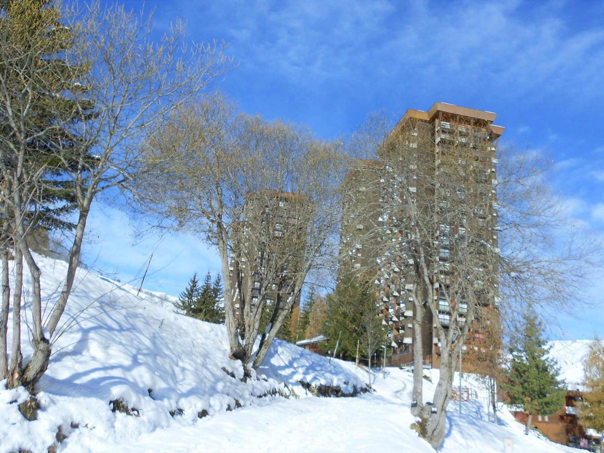 Studio 2 Personnes - Ete/Hiver - Chez Valou Lejlighed Le Corbier Eksteriør billede